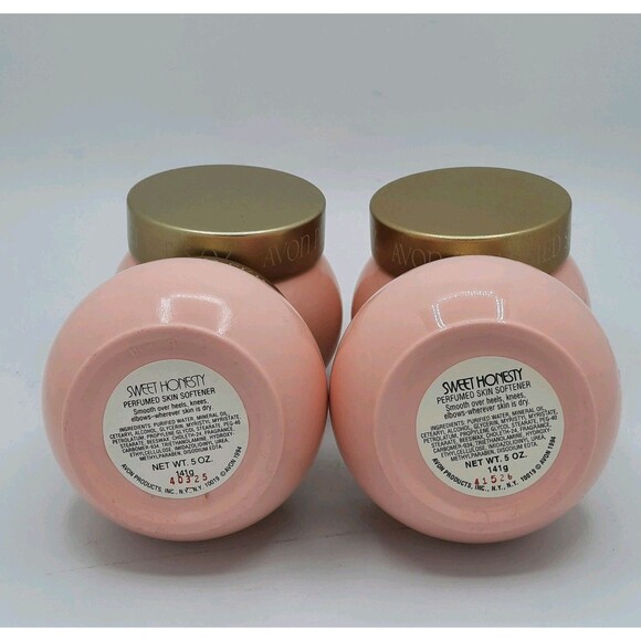 Bundle Lot 4 - Avon Perfumed Skin Softener SWEET HONESTY - NEW OLD STOCK - Picture 2 of 2